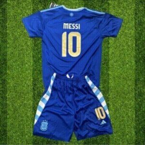 ⚽⚽Argentina 24/25 Lionel Messi #10 Away  , Kids set